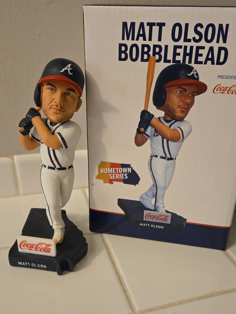 BRAND NEW Matt Olson Bobblehead - Atlanta Braves - Hometown Series